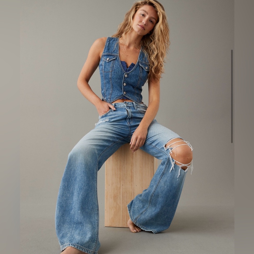 NEW! American Eagle denim vest